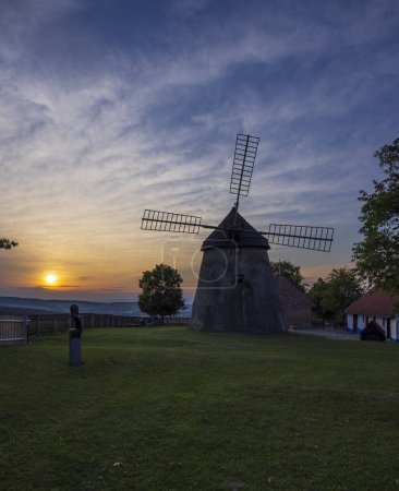 Photo for Windmill Kuzelov, Southern Moravia, Czech Republic - Royalty Free Image