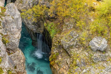 Photo for Great Soca Gorge (Velika korita Soce), Triglavski national park, Slovenia - Royalty Free Image