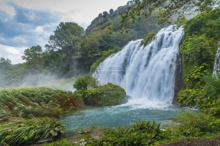 Photo for Marmore falls, Cascata delle Marmore, in Umbria region, Italy - Royalty Free Image
