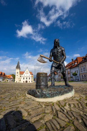 Téléchargez les photos : Medieval historical square Bardejov, UNESCO site, Slovakia - en image libre de droit