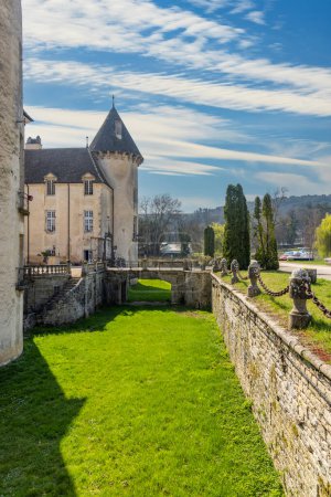 Photo for Savigny-les-Beaune castle (Chateau de Savigny-les-Beaune), Cote de Nuits, Burgundy, France - Royalty Free Image