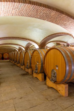 Photo for Wine cellar in Piedmont, Italy - Royalty Free Image