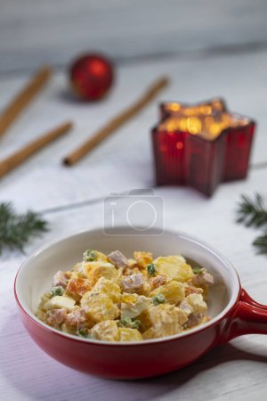 Photo for Traditional Czech Christmas potato salad - Royalty Free Image