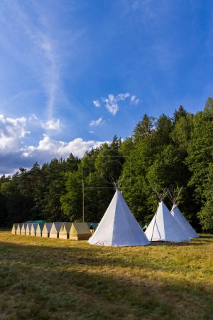 Foto de Campamento Scout, Bohemia Occidental, República Checa - Imagen libre de derechos