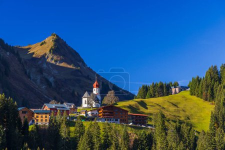 Foto de Iglesia en Damls, Bregenzer Wald, distrito de Bregenz, Vorarlberg, Austria - Imagen libre de derechos