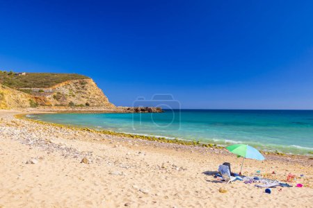 Foto de Playa llamada Praia de Cabanas Velhas, Algarve, Portugal - Imagen libre de derechos