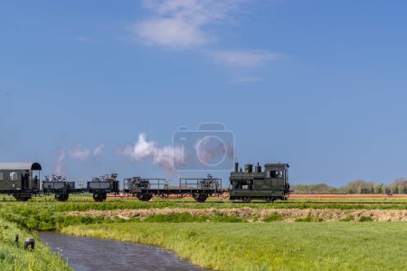 Téléchargez les photos : Locomotive à vapeur, Hoorn Medemblik, Noord Holland, Pays-Bas - en image libre de droit