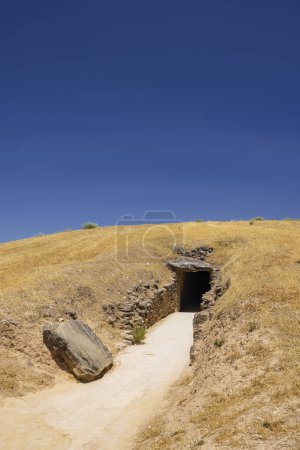 Photo for Dolmen de El Romeral, UNESCO site, Antequera, Spain - Royalty Free Image