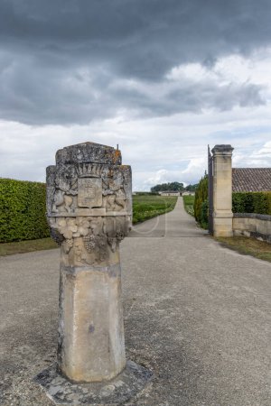 Foto de Chateau d Yquem, Sauternes, Burdeos, Aquitania, Francia - Imagen libre de derechos