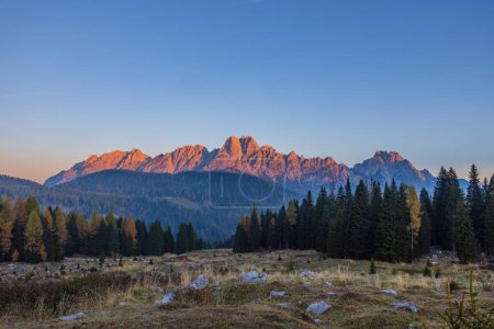 Photo for Landscape near Sella di Razzo and Sella di Rioda pass, Carnic Alps, Friuli-Venezia Giulia, Italy - Royalty Free Image