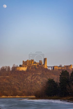 Téléchargez les photos : Ruines Cornstein, NP Podyji, Moravie du Sud, République tchèque - en image libre de droit