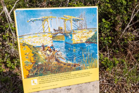 Téléchargez les photos : Vincent van Gogh bridge (Pont Van-Gogh, Langlois Bridge) near Arles, Provence, France - en image libre de droit