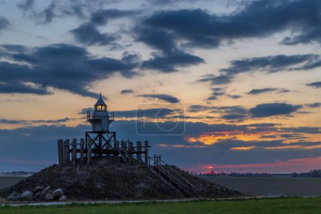 Téléchargez les photos : Blokzijl lighthouse, Flevoland, The Netherlands - en image libre de droit
