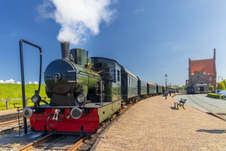 Steam locomotive, Medemblik, Noord Holland, Netherlands