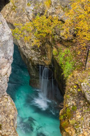 Téléchargez les photos : Gorge de la Grande Soca (Velika korita Soce), parc national de Triglavski, Slovénie - en image libre de droit