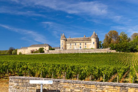 Foto de Castillo de Rully, departamento Saone-et-Loire, Borgoña, Francia - Imagen libre de derechos