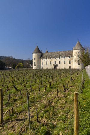 Foto de Castillo de Savigny-les-Beaune (Chateau de Savigny-les-Beaune), Costa de Nuits, Borgoña, Francia - Imagen libre de derechos