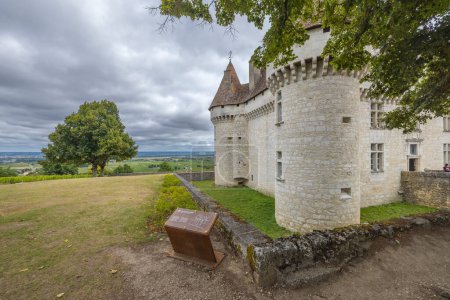 Foto de Castillo de Monbazillac (Chateau de Monbazillac) cerca de Bergerac, departamento de Dordoña, Aquitania, Francia - Imagen libre de derechos