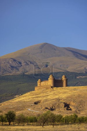 Photo for La Calahorra castle with Sierra Nevada, Andalusia, Spain - Royalty Free Image