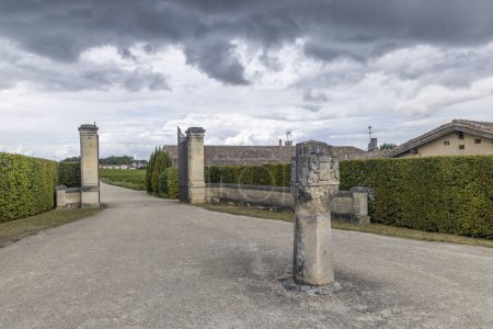 Foto de Chateau d Yquem, Sauternes, Burdeos, Aquitania, Francia - Imagen libre de derechos
