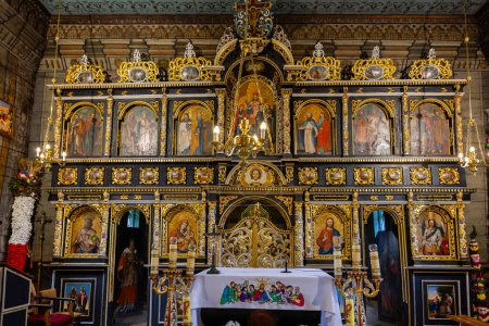 Téléchargez les photos : Église gothique en bois de l'Archange Saint-Michel, Brunaire, Voïvodie de Petite-Pologne, Pologne - en image libre de droit