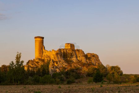 Photo for Chateau de lHers ruins near Chateauneuf-du-Pape, Provence, France - Royalty Free Image