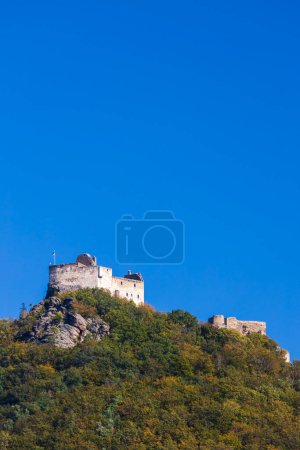 Téléchargez les photos : Ruines du château d'Aggstein (Burgruine Aggstein), Wachau, site UNESCO, Basse-Autriche, Autriche - en image libre de droit