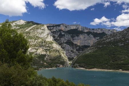 Photo for Lake of Sainte-Croix in Var department, Provence, France - Royalty Free Image