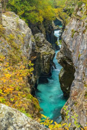 Photo for Great Soca Gorge (Velika korita Soce), Triglavski national park, Slovenia - Royalty Free Image