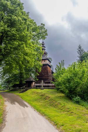 Photo for Saints Cosmas and Damian church in Kotan,  Subcarpathian Voivodeship, Poland - Royalty Free Image