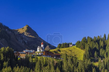 Foto de Iglesia en Damls, Bregenzer Wald, distrito de Bregenz, Vorarlberg, Austria - Imagen libre de derechos