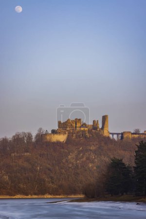 Photo for Cornstein ruins, NP Podyji, Southern Moravia, Czech Republic - Royalty Free Image