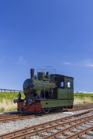 Téléchargez les photos : Steam locomotive, Medemblik, Noord Holland, Netherlands - en image libre de droit