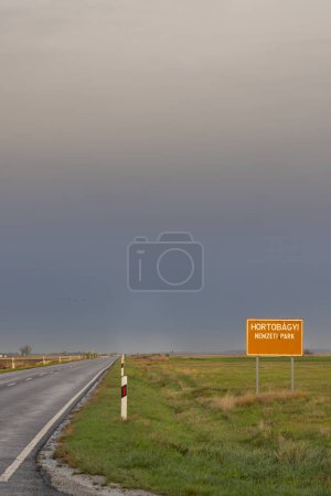 Photo for Hortobagy National Park, UNESCO World Heritage Site, Puszta is one of largest meadow and steppe ecosystems in Europe, Hungary - Royalty Free Image