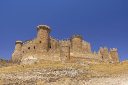 Téléchargez les photos : Castillo de Belmonte château, province de Cuenca, Espagne - en image libre de droit