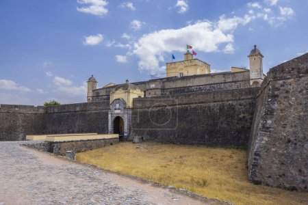 Téléchargez les photos : Fort Santa Luzia (Forte de Santa Luzia), site du patrimoine mondial de l'UNESCO, Alentejo, Portugal - en image libre de droit