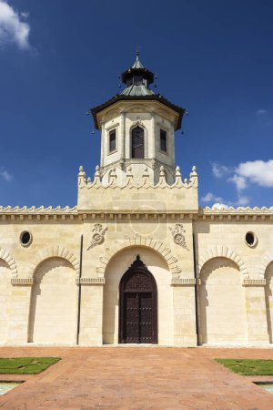 Téléchargez les photos : Château Cos d'Estournel château, Médoc, Bordeaux, Aquitaine, France - en image libre de droit