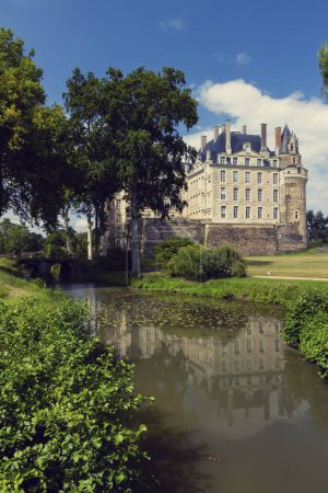 Photo for Chateau de Brissac, Brissac-Quince, Pays de la Loire, France - Royalty Free Image