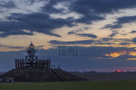 Foto de Blokzijl lighthouse, Flevoland, The Netherlands - Imagen libre de derechos