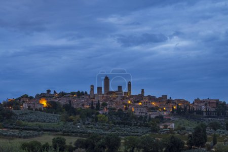 Téléchargez les photos : San Gimignano, site UNESCO, Toscane, Italie - en image libre de droit