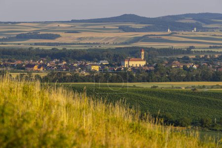 Téléchargez les photos : Paysage Palava près de Dolni Dunajovice, Moravie du Sud, République tchèque - en image libre de droit