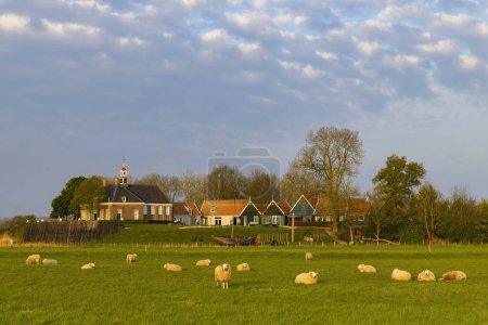 Former island of Schokland, UNESCO World Heritage Site, Netherlands
