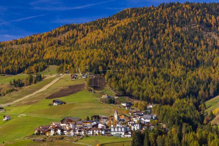 Typical landscape near San Martin de Tor, Dolomiti, South Tyrol, Italy