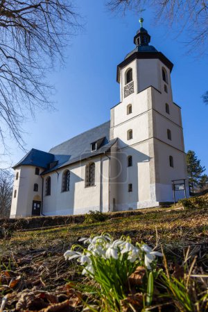Foto de Iglesia del Buen Pastor, Podhradi cerca de As, Bohemia Occidental, República Checa - Imagen libre de derechos