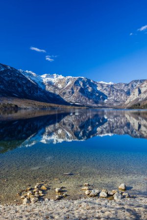 Téléchargez les photos : Lac Bohinjsko, Parc national du Triglav, Slovénie - en image libre de droit