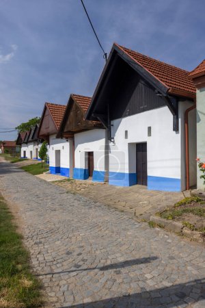 Traditional wine cellars in Blatnice pod Svatym Antoninkem, Slovacko, Southern Moravia, Czech Republic