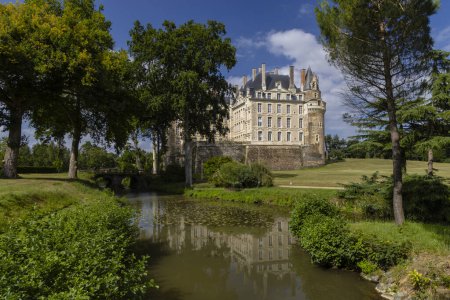 Photo for Beautiful view of Chateau de Brissac, Brissac-Quince - Royalty Free Image