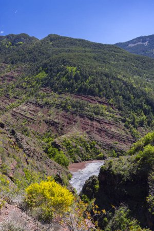 Foto de Gargantas Du Daluis Reserva Natural Regional, Río Var, Alpes Marítimos - Imagen libre de derechos