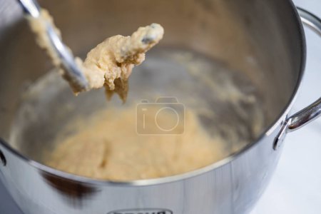 Photo for Modern stainless steel dough kneader - Royalty Free Image
