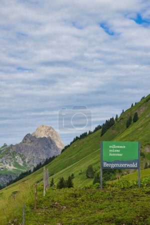 Photo for Bregenzerwald welcome, Hochtann Mountain Pass, Warth - Royalty Free Image